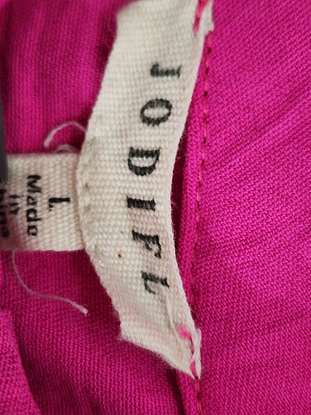 JODIFL Pink Ruffle Dress | Boutique Mini Dress | Feminine Boho Cottagecore | - Picture 6 of 10